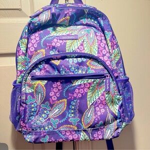 Vera Bradley women's retired batik leaves college backpack